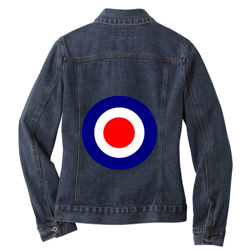Custom Mod Target Ladies Denim Jacket 