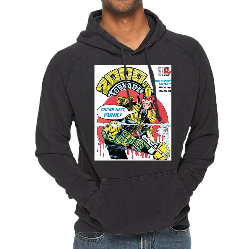 Judge Dredd Dredd Police Mega City Mega City Mega City One Coverpunk M Vintage Hoodie | Artistshot