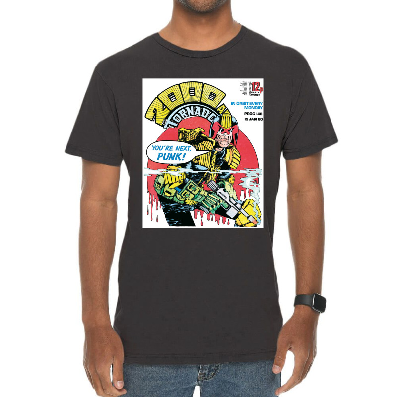 Judge Dredd Dredd Police Mega City Mega City Mega City One Coverpunk M Vintage T-shirt | Artistshot