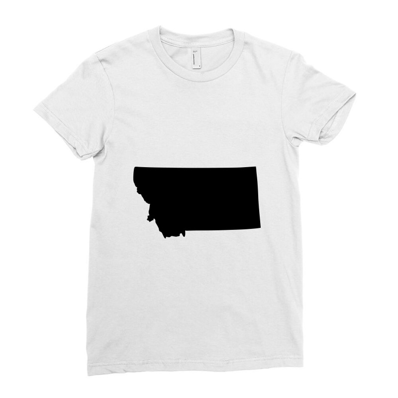 Montana State   Montana Ladies Fitted T-Shirt by pagersuek | Artistshot