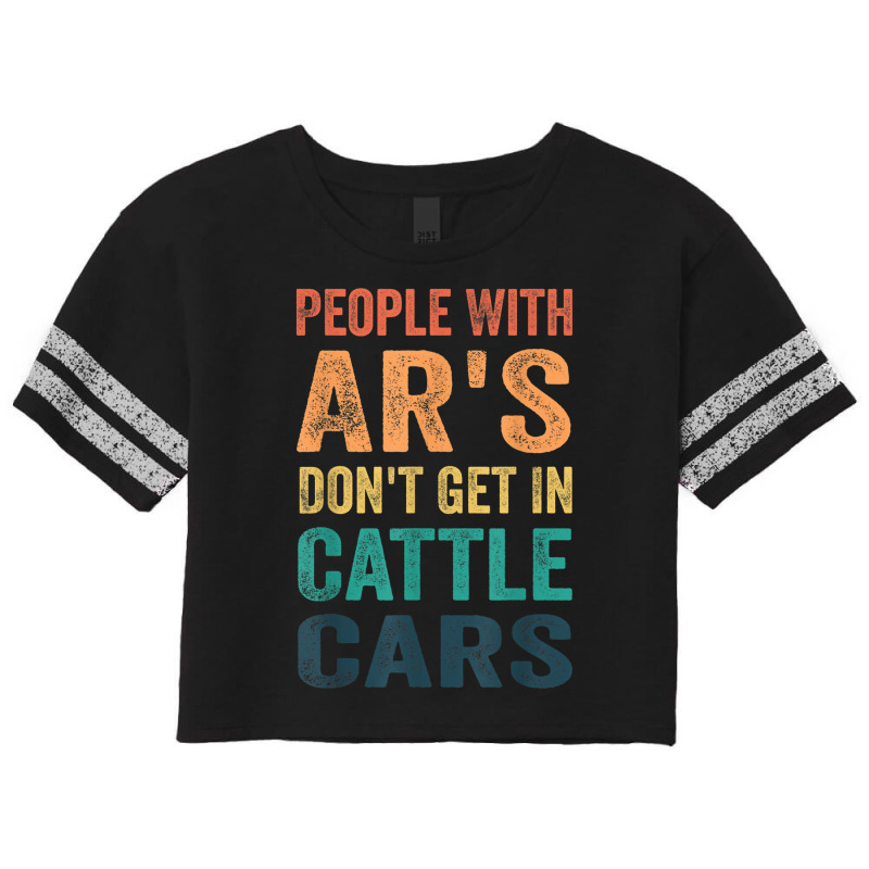 Funny People With Ar's Don'gein Cattle Cars Characters Video Game Scorecard Crop Tee by RoyDesign | Artistshot