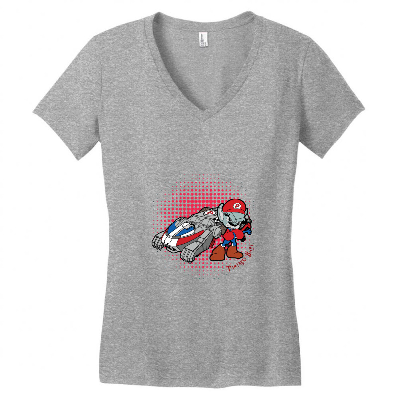 Panthro Kart Thundercats Women's V-Neck T-Shirt by xmiddlex | Artistshot