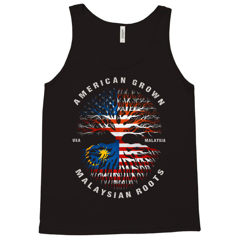 American Grown Malaysian Roots Malaysia Flag Tank Top by moteestyle | Artistshot