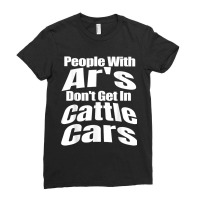 Funny People With Ar's Don'gein Cattle Cars Games Characters Ladies Fitted T-shirt | Artistshot