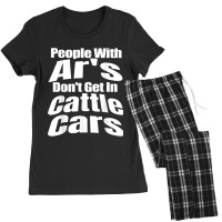 Funny People With Ar's Don'gein Cattle Cars Games Characters Women's Pajamas Set | Artistshot