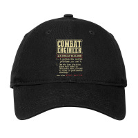 Combat Engineer Dictionary Term Adjustable Cap | Artistshot