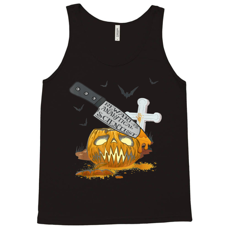 Analytical Scientist Funny Halloween Party Tank Top by Newart | Artistshot