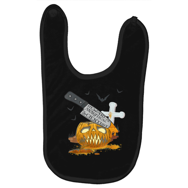 Analytical Scientist Funny Halloween Party Baby Bibs by Newart | Artistshot