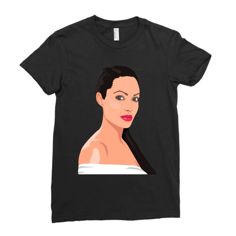 Art Character Actress Talent Call Me Ladies Fitted T-Shirt by Artist-Taniya | Artistshot