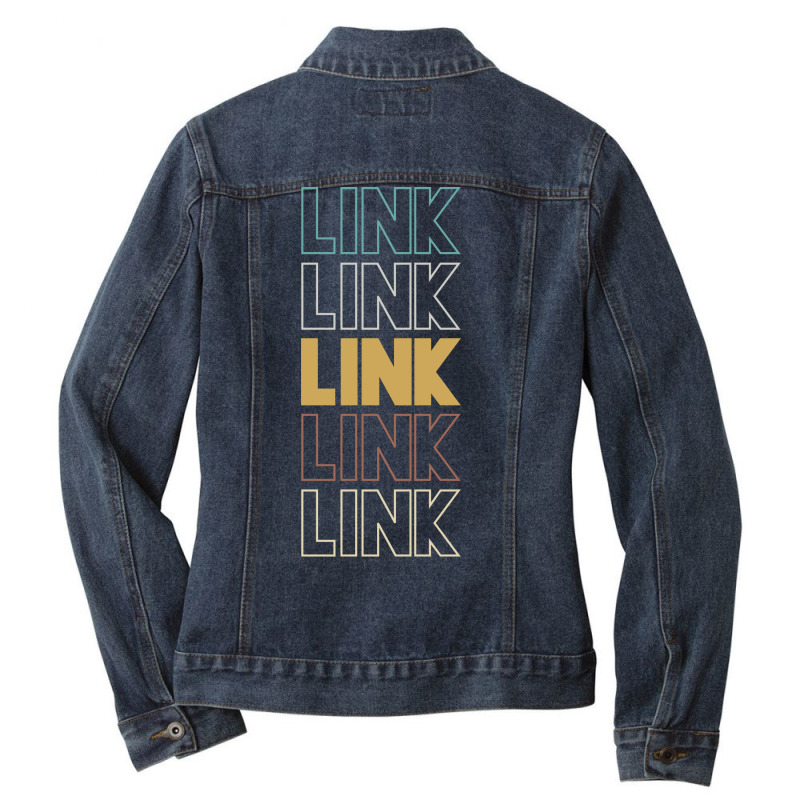 Link Link Link Link Link Ladies Denim Jacket by Topseller | Artistshot