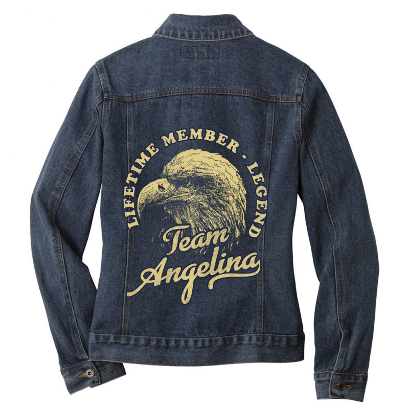 Day Gifts Actress Talent Funny Gifts Men Ladies Denim Jacket by Artist-Taniya | Artistshot