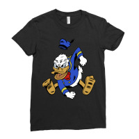 Music Vintage Duck Cartoon For Mens Womens Ladies Fitted T-shirt | Artistshot