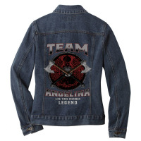 Funny Men Angelina Pretty Men Women Ladies Denim Jacket | Artistshot