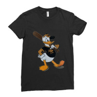 Proud  Duck Cartoon For Men Women Ladies Fitted T-shirt | Artistshot