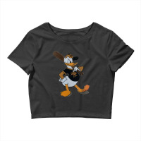 Proud  Duck Cartoon For Men Women Crop Top | Artistshot