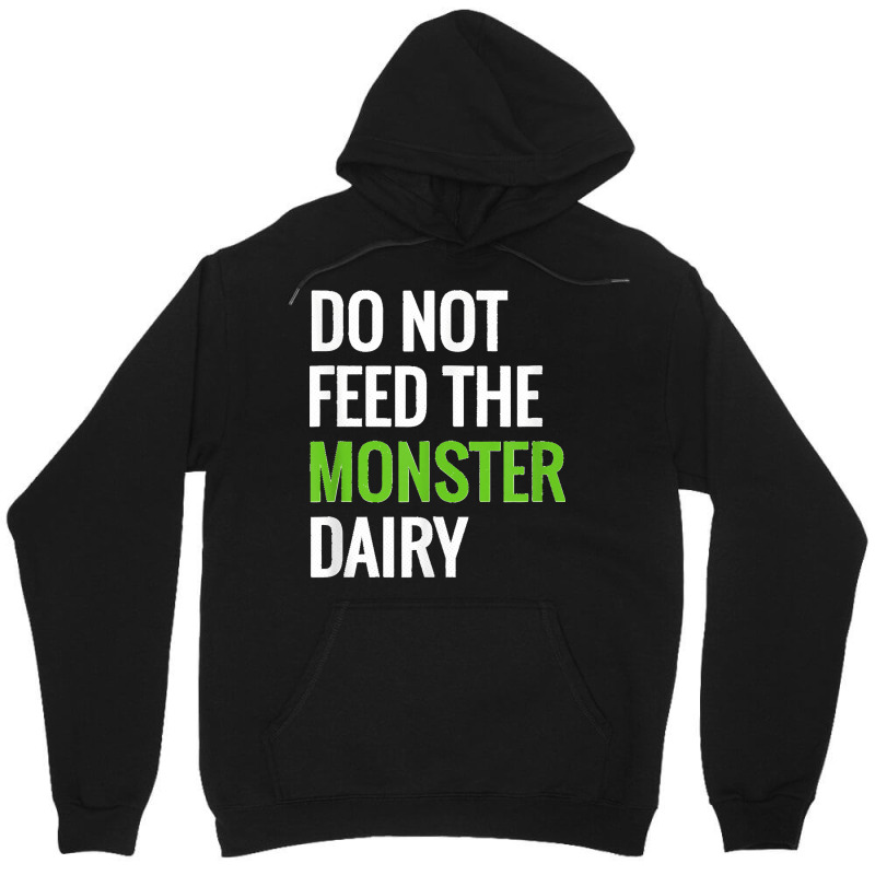 Dairy Free Monster Tee Dairy Allergy Design Unisex Hoodie | Artistshot