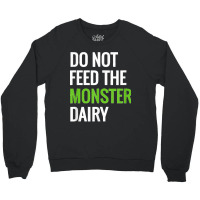 Dairy Free Monster Tee Dairy Allergy Design Crewneck Sweatshirt | Artistshot