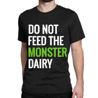 Dairy Free Monster Tee Dairy Allergy Design Classic T-shirt | Artistshot