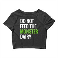 Dairy Free Monster Tee Dairy Allergy Design Crop Top | Artistshot