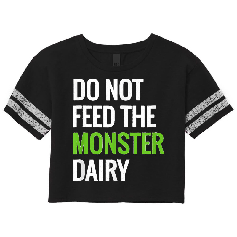 Dairy Free Monster Tee Dairy Allergy Design Scorecard Crop Tee by cm-arts | Artistshot