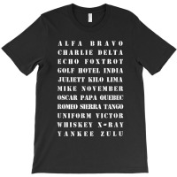 Phonetic Military Alphabet Graphic T-shirt | Artistshot