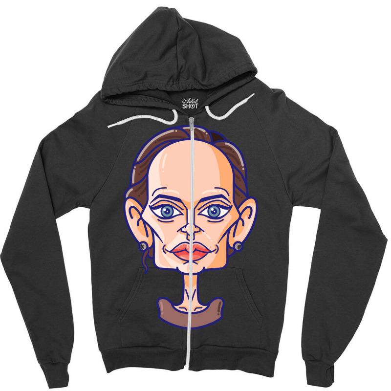 Lover Gifts Angelina Pretty Gifts Women Zipper Hoodie by Artist-Taniya | Artistshot