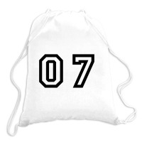 Number Seven Drawstring Bags | Artistshot