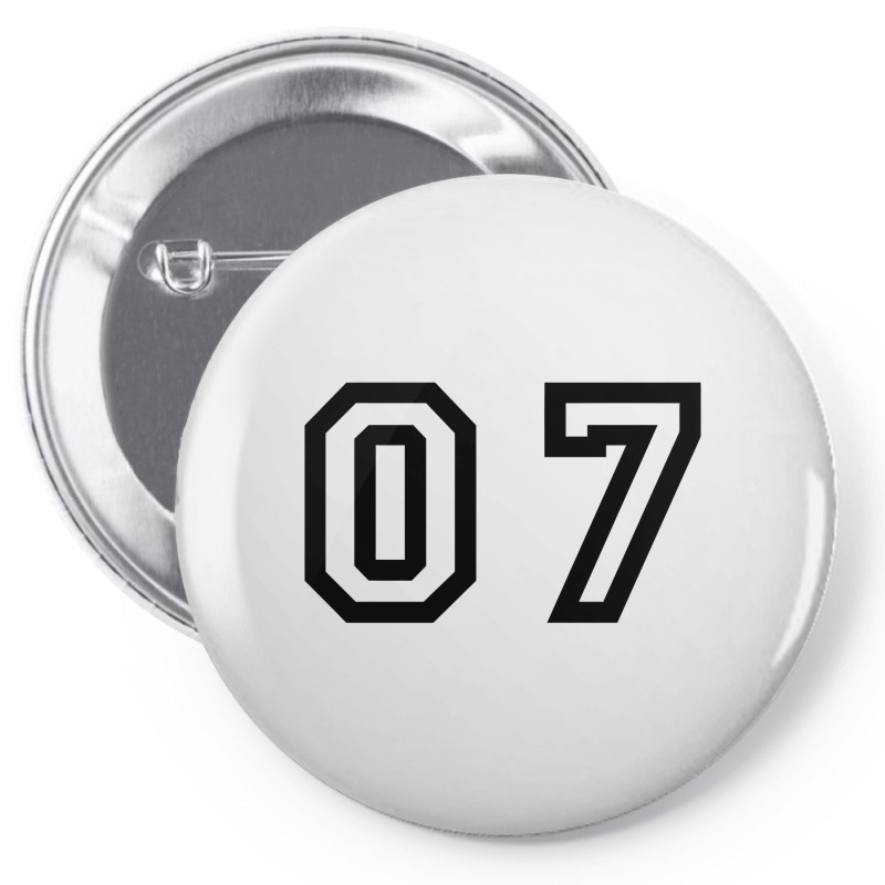 Number Seven Pin-back button by pagersuek | Artistshot