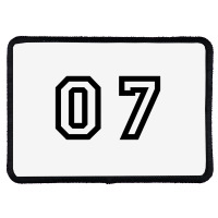 Number Seven Rectangle Patch | Artistshot