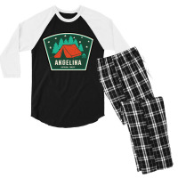 Music Vintage Angelina Pretty For Mens Womens Men's 3/4 Sleeve Pajama Set | Artistshot