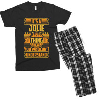 Proud  Angelina Pretty Funny Gifts Men Men's T-shirt Pajama Set | Artistshot