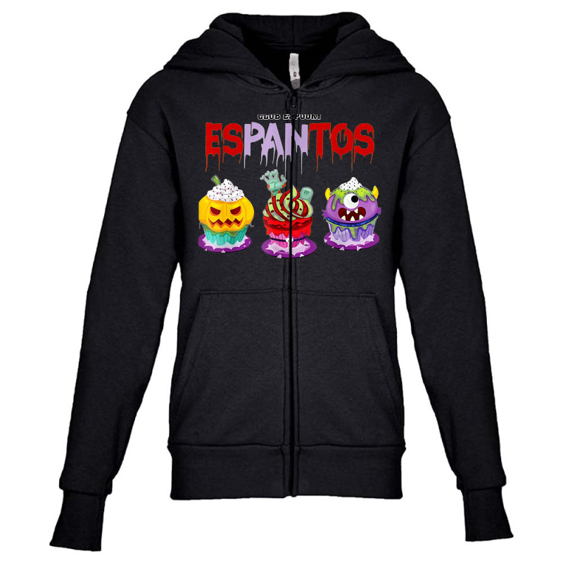 Espantos Latinx Pan Mexican Conchas Halloween Youth Zipper Hoodie by Newart | Artistshot