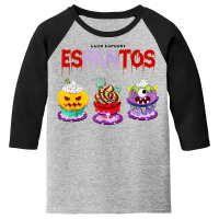 Espantos Latinx Pan Mexican Conchas Halloween Youth 3/4 Sleeve | Artistshot