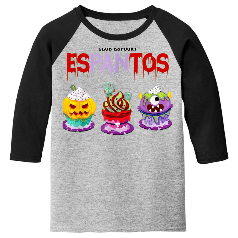 Espantos Latinx Pan Mexican Conchas Halloween Youth 3/4 Sleeve by Newart | Artistshot