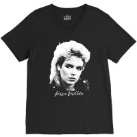 Kim Wilde, Kim Wilde Vintage, Kim Wilde Art, Kim Wilde Painting, The K V-neck Tee | Artistshot