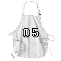 Number Zero Five   Number Five Medium-length Apron | Artistshot