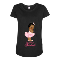 Ethnic Tutu Cute Ballet Team Girl Baby Shower Maternity Scoop Neck T-shirt | Artistshot