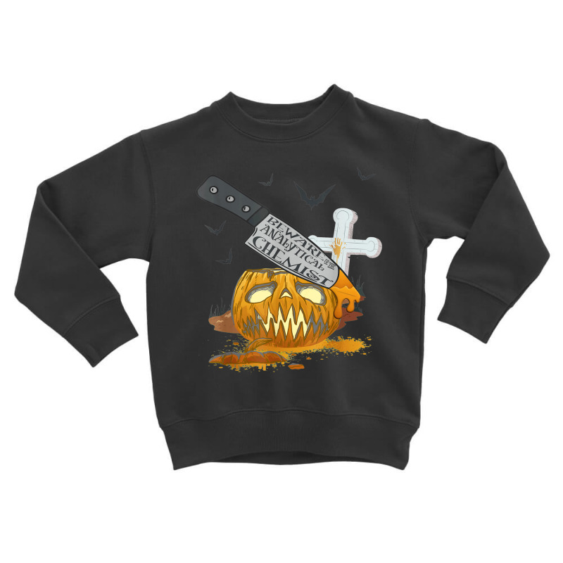 Analytical Chemist Funny Halloween Party Toddler Sweatshirt by Newest | Artistshot