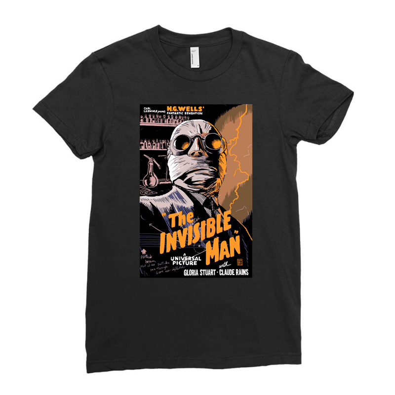 The Invisible Man, The Invisible, Man, The Invisible Man Art, The Invi Ladies Fitted T-Shirt by SHOPEIRA1 | Artistshot