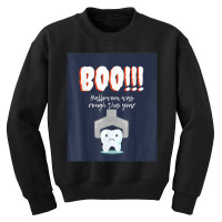 Dental Halloween   Tooth Extraction Youth Sweatshirt | Artistshot