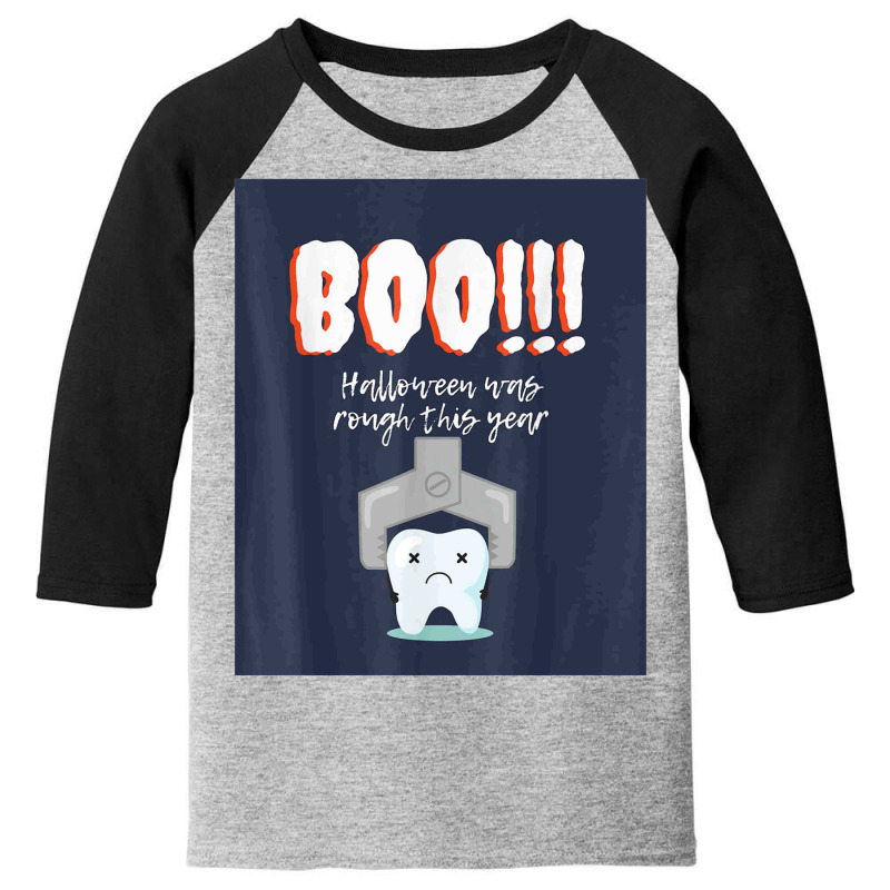 Dental Halloween   Tooth Extraction Youth 3/4 Sleeve | Artistshot