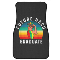 Future Hbcu Grad History Black College Girl Women Melanin Funny Gifts Front Car Mat | Artistshot