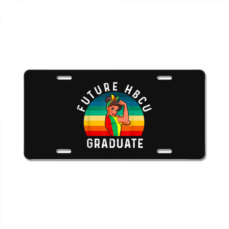 Future Hbcu Grad History Black College Girl Women Melanin Funny Gifts License Plate | Artistshot