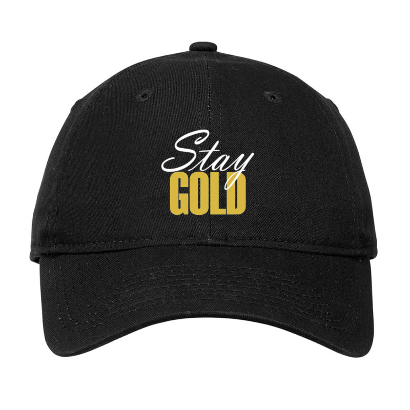 Stay Gold Ponyboy The Outsiders Inspired Design Robert Frost Adjustable Cap | Artistshot