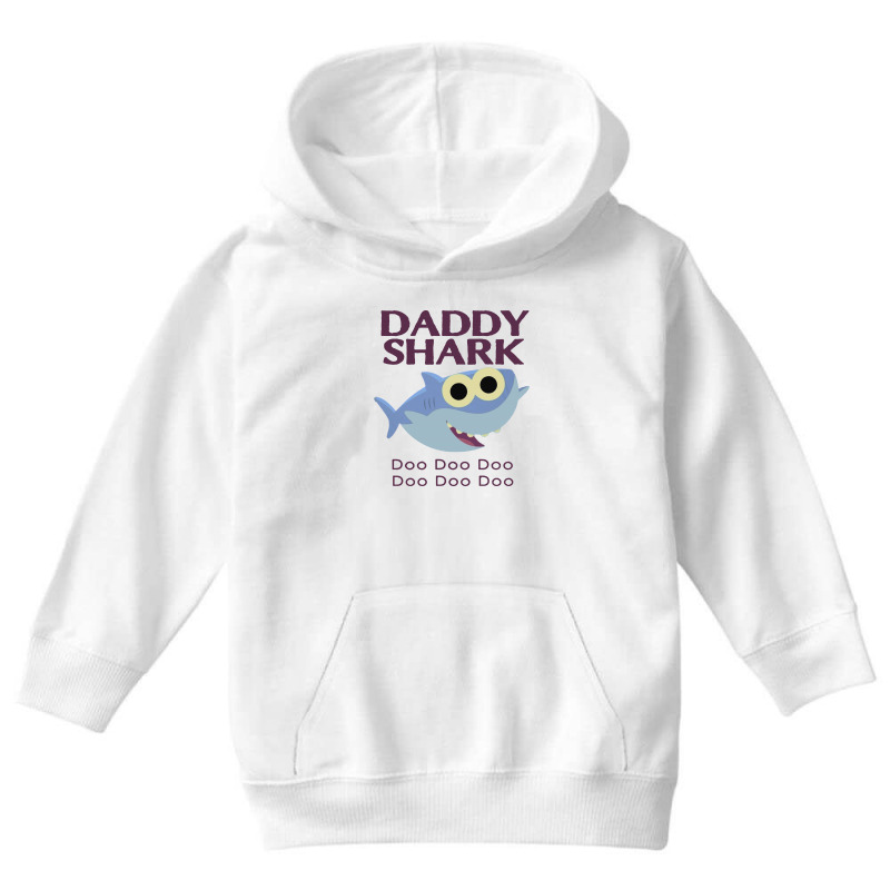 Daddy Shark Doo Doo Youth Hoodie | Artistshot