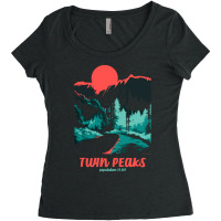 Twin Peaks Tonal Color Pop Poster Women's Triblend Scoop T-shirt | Artistshot