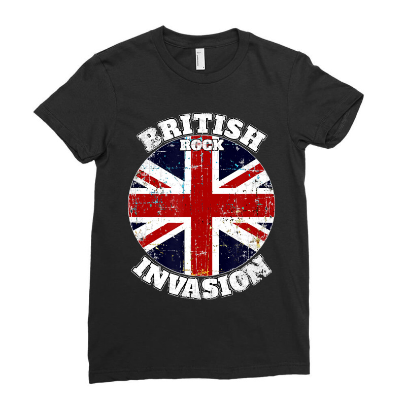 The British Rock Music Invasion V2 Classic Ladies Fitted T-Shirt by cm-arts | Artistshot