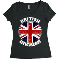 The British Rock Music Invasion V2 Classic Women's Triblend Scoop T-shirt | Artistshot