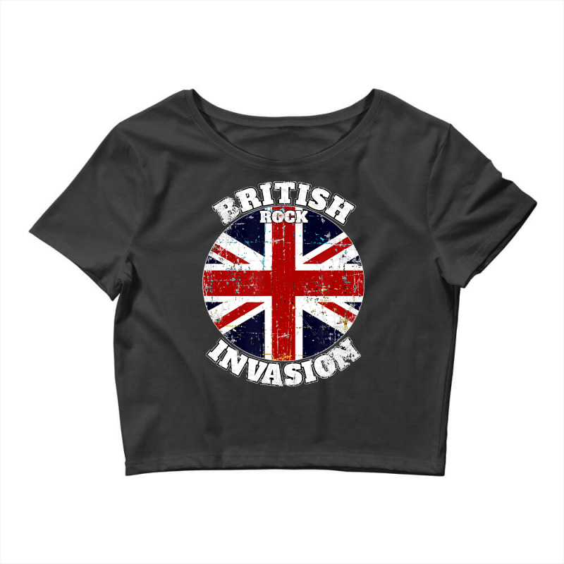 The British Rock Music Invasion V2 Classic Crop Top by cm-arts | Artistshot