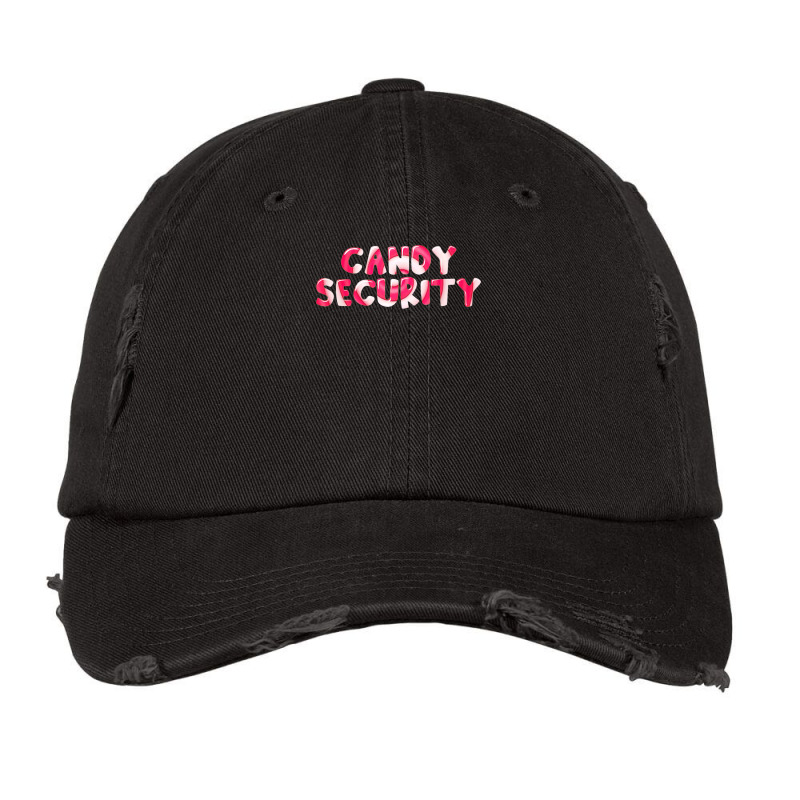 Funny Candy Security Easy Halloween Costume Tick Or Treat Vintage Cap by TopShirts | Artistshot